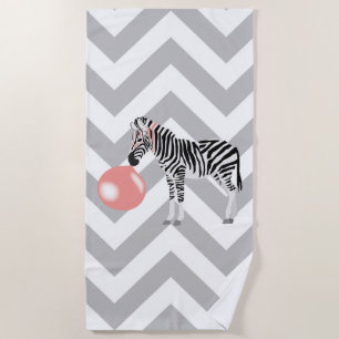 Toalha De Praia Bolha de Bocha de Goma Zebra