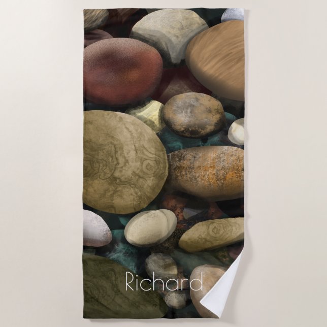 Toalha De Praia Bolhas e nome