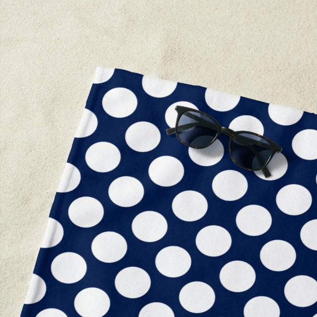 Toalha De Praia Bolinhas azuis (In Situ)