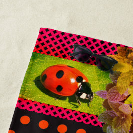 Toalha De Praia Bolinhas Ladybug Beach Towel