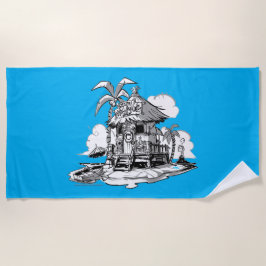 Toalha De Praia Boné de Jack Mog Shack Beach Towel
