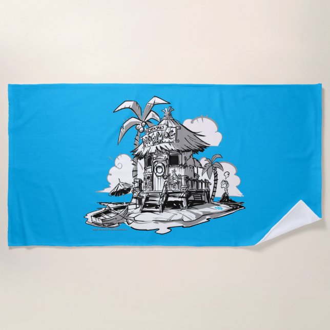 Toalha De Praia Boné de Jack Mog Shack Beach Towel (Frente)