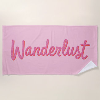 Toalha De Praia Boneca Sonho Rosa Wanderlust | Viagem Dolcore Femi