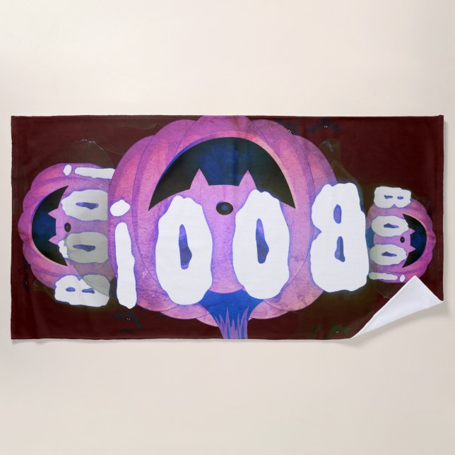 Toalha De Praia Boo! (Frente)