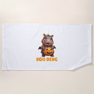 Toalha De Praia Boo Deng Tee Funny Moo Deng Costume Baby Hippo Hal