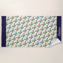 Toalha De Praia Borboleta