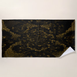 Toalha De Praia Borboleta De Vidro Olivada