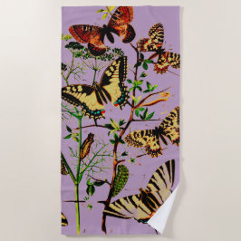 Toalha De Praia Borboletas Francesas