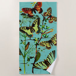 Toalha De Praia Borboletas Francesas