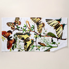 Toalha De Praia Borboletas Francesas