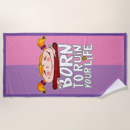 Toalha De Praia Born to ruin your life