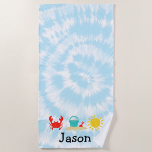 Toalha De Praia Boys Tie Dye Beach Trio Beach Towel