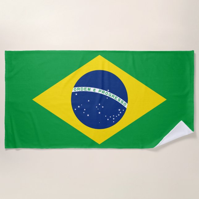 Toalha De Praia Brasil (Frente)