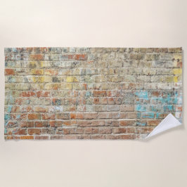 Toalha De Praia Brick Design Beach Towel