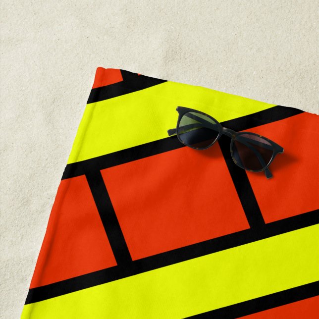 Toalha De Praia Brick Wall Beach Towel (In Situ)