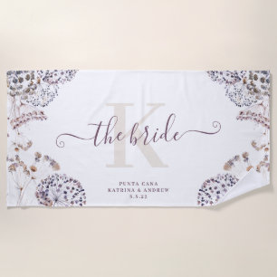 Toalha De Praia Bride Boho Beach Towel