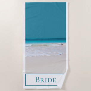 Toalha De Praia Brides White Sandy Beach Towel