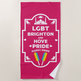 Toalha De Praia Brighton Orgulho gay