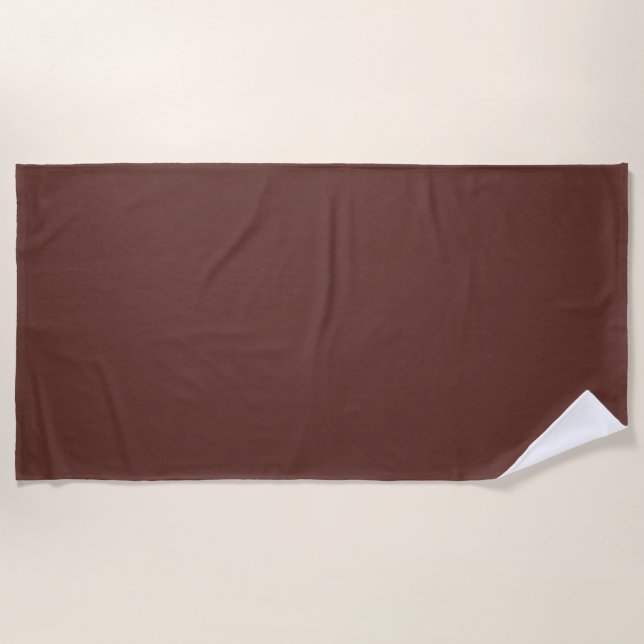 Toalha De Praia Brown Beach Towel (Frente)