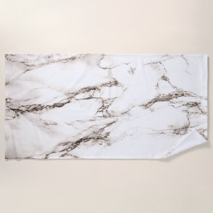Toalha De Praia Brown Marble Look