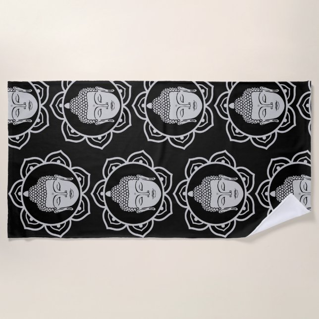 Toalha De Praia Buda Casa E Vida (Frente)