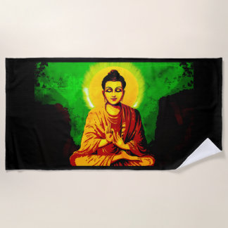 Toalha De Praia Buddha Enlightenment Beach Towel