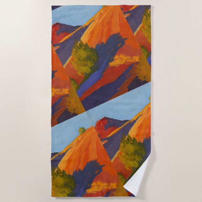 Toalha De Praia Buffalo Pasture Quilt (Frente)