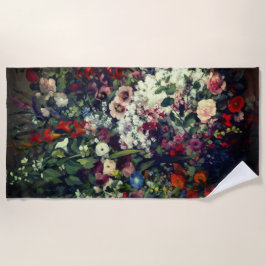 Toalha De Praia Buquê bonito de Flores em um Vaso