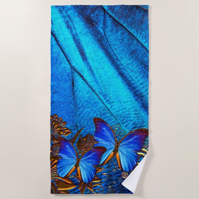 Toalha De Praia Butterfly Art 35 Options Beach Towel (Frente)