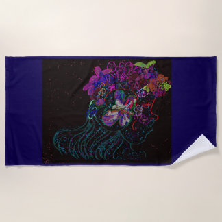 Toalha De Praia Butterfly Princess Beach Towel