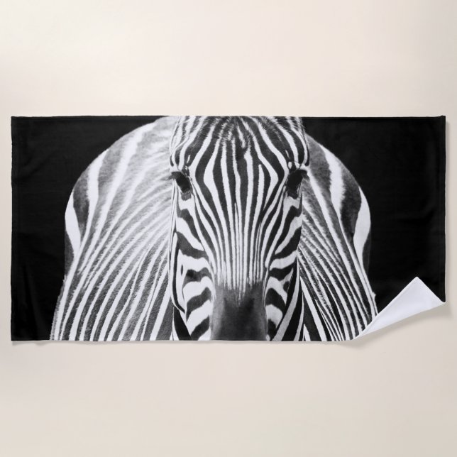 Toalha De Praia BW Zebra (Frente)