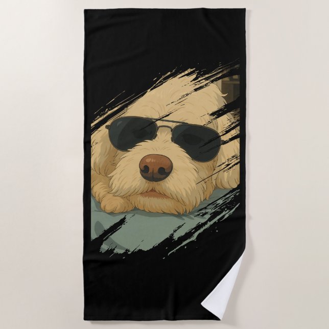 Toalha De Praia Cachorro máx. (Frente)