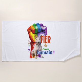 Toalha De Praia Cachorro Miniatura Bullterrier