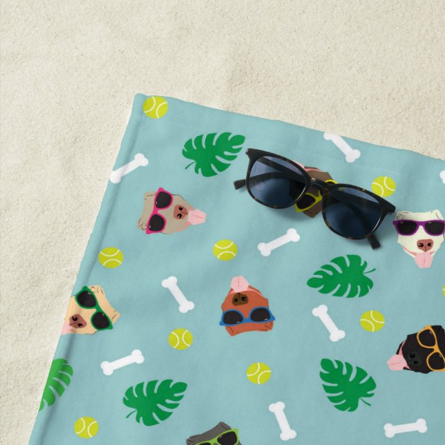 Toalha De Praia Cães de Férias (In Situ)