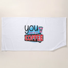 Toalha De Praia Café Arte Que Você Me Teve No Café