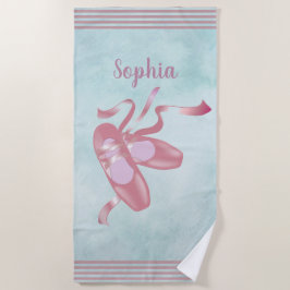 Toalha De Praia Calçados balé Design Beach Towel
