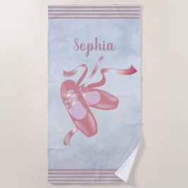 Toalha De Praia Calçados balé Design Beach Towel