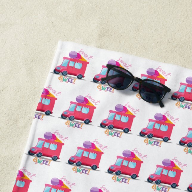 Toalha De Praia caminhão sorvete (In Situ)