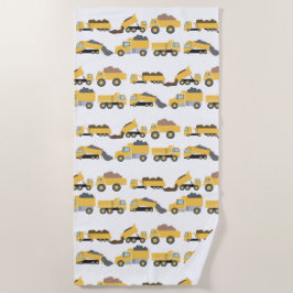 Toalha De Praia Caminhões-de-Boca-Boca-Gato
