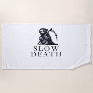 Toalha De Praia Camiseta Essencial Morte Lenta