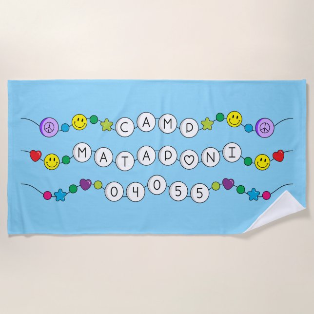 Toalha De Praia Camp Mataponi Beach Towel (Frente)