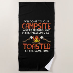 Toalha De Praia Campanha Campanha e Marshmallow
