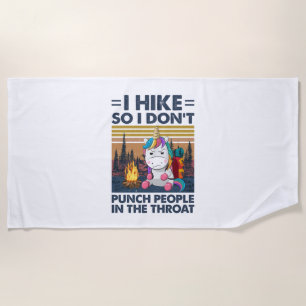 Toalha De Praia Camper Gift   I Hike So I Do Not Birthday