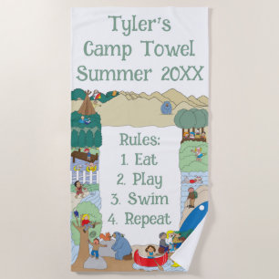 Toalha De Praia Campers Beach Towel