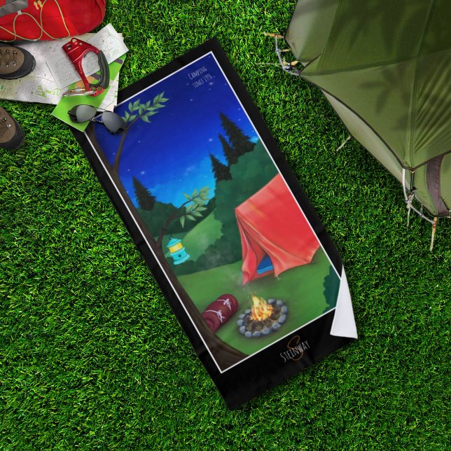 Toalha De Praia Camping Night Beach Towel (Criador carregado)