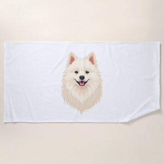 Toalha De Praia Cão esquimó americano
