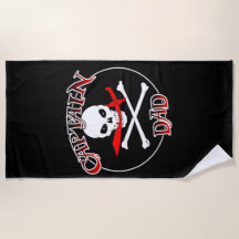 Capitão Pai Beach Towel