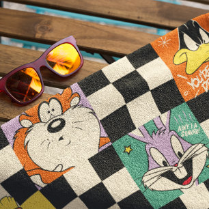 Toalha De Praia CARACTERES LOONEY TUNES™ no Verificador preto e br