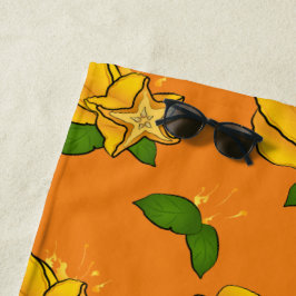 Toalha De Praia Carambole, Starfrut, Fruta