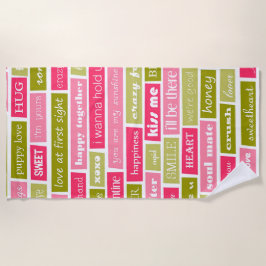 Toalha De Praia Cartas de Amor